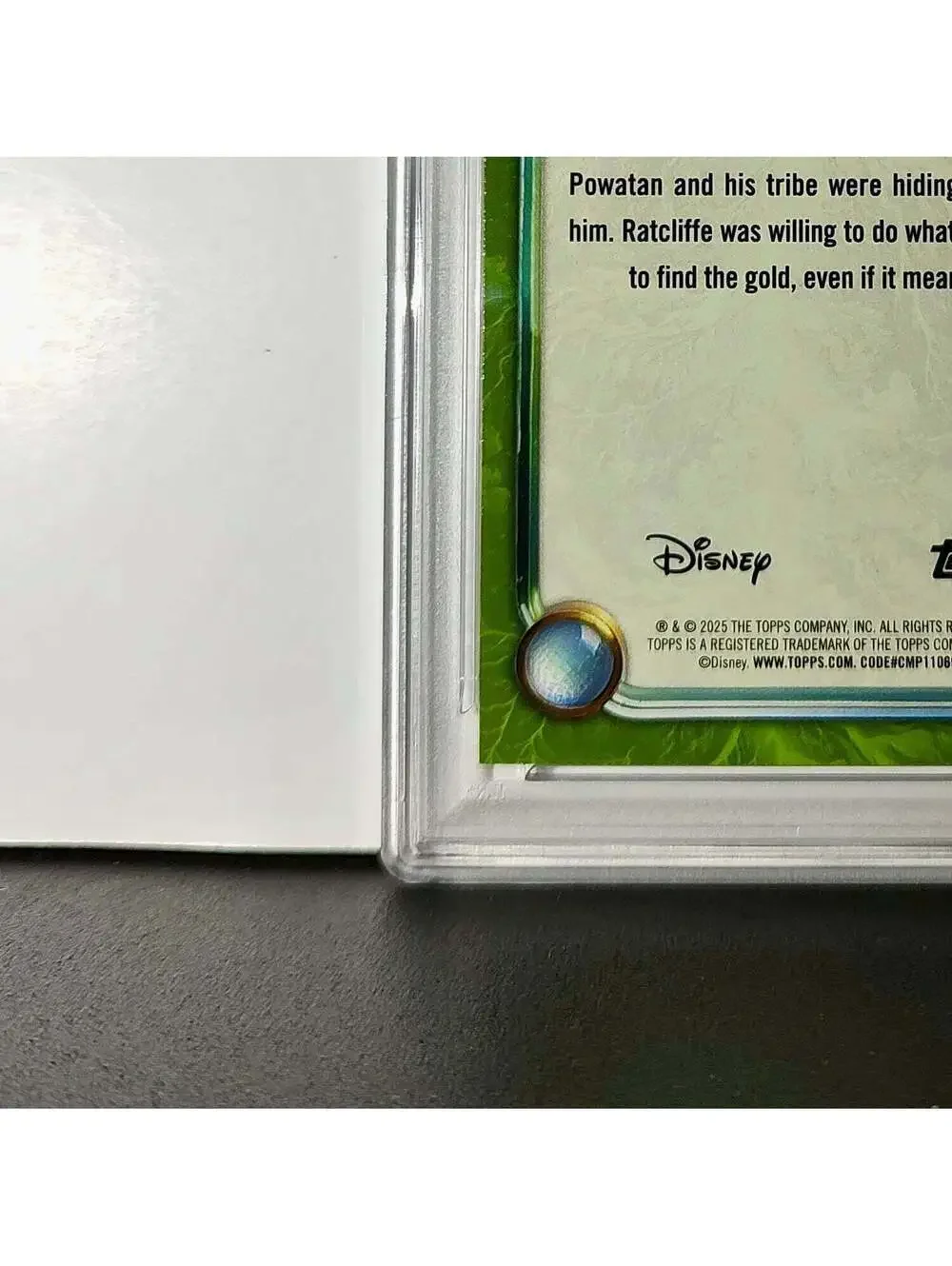 Governor Ratcliffe 2025 Topps Disney Wonder #179 Card Pocahontas PSA 10